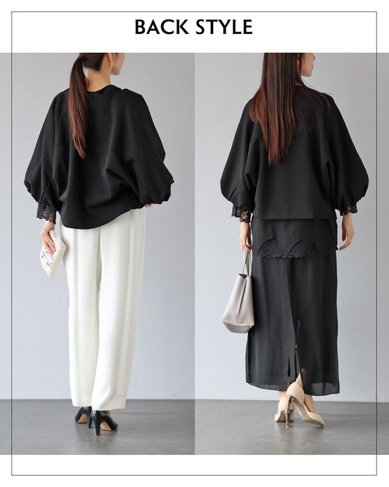 空気を纏う羽織り 大人のパフスリーブ