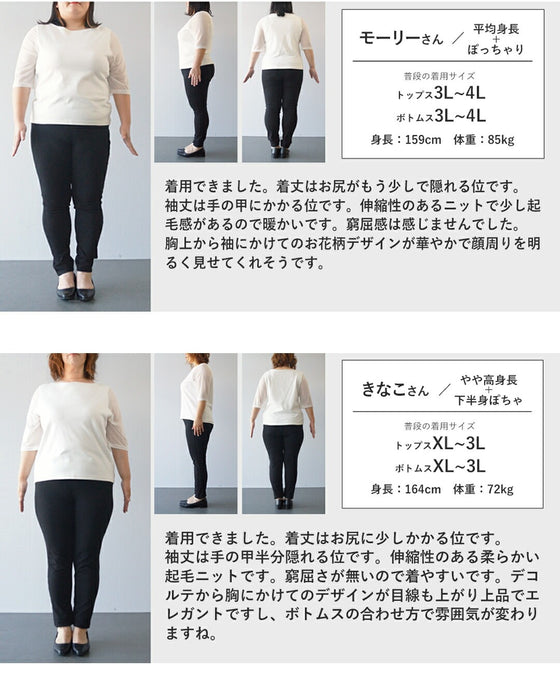 日常に華やかさを纏う　大人の花柄ニット