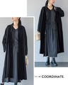 さっと羽織って、すぐキレイ　大人の為の万能ロングコート
