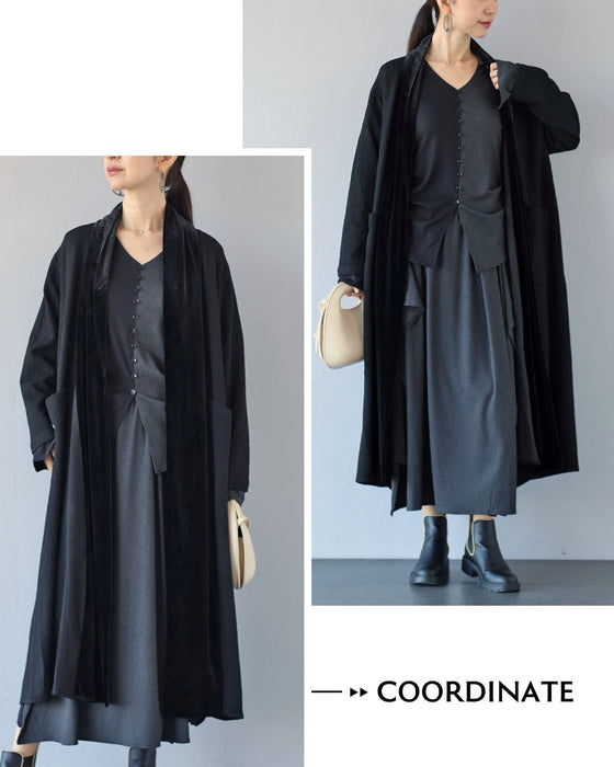 さっと羽織って、すぐキレイ　大人の為の万能ロングコート