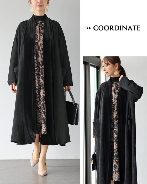 さっと羽織って、すぐキレイ　大人の為の万能ロングコート