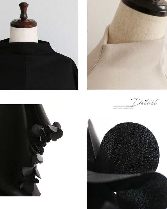 袖先に咲く 大人の華やぎトップス