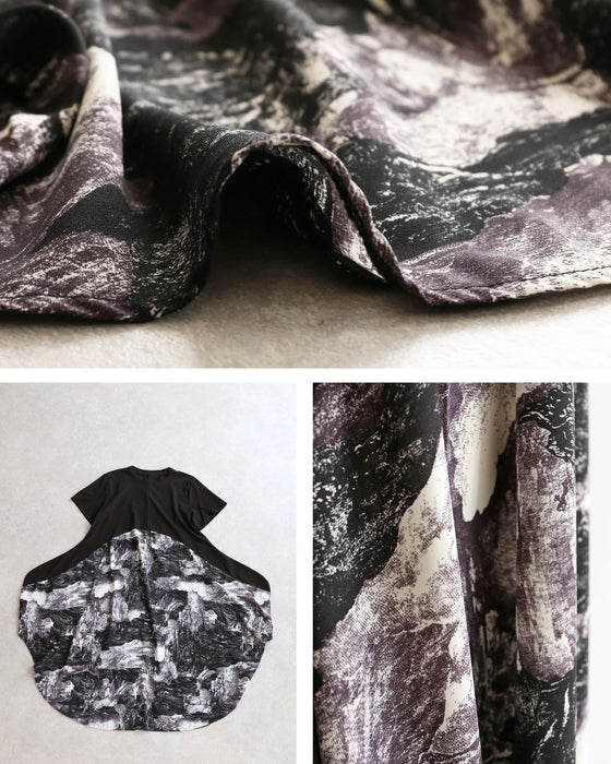 「軽やか抜け感」 重くならない 黒モードワンピース