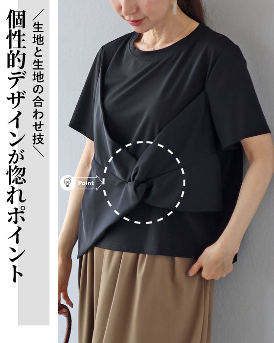 着るだけで動きが生まれる シンプル派の為の立体トップス
