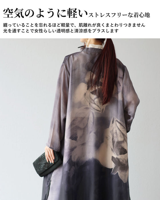 重ねて魅せる　花シアーセットアップ