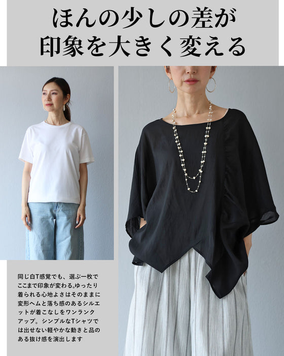 「ラフさ｣がいい　変形抜け感トップス