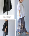 Tシャツ以上シアー付きトップス