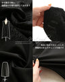 A striking black vest and pants outfit set