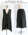 A striking black vest and pants outfit set