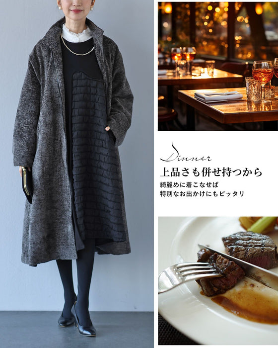 いつものワンピに、きちんとをプラス。ワンピース × 付け襟コーデセット