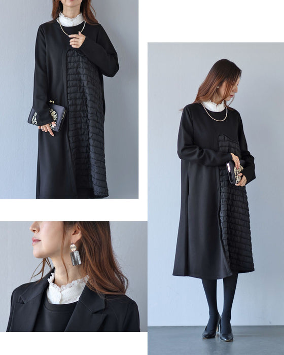 いつものワンピに、きちんとをプラス。ワンピース × 付け襟コーデセット