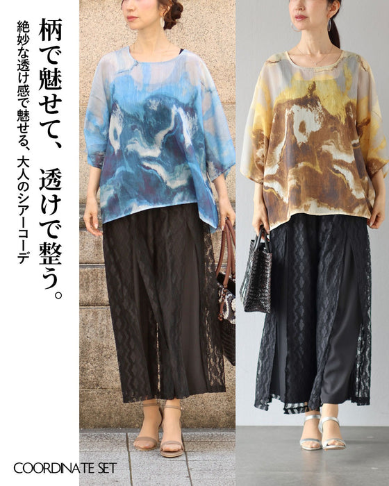 「隠す」を「魅せる」へ風を纏う大人シアーコーデセット