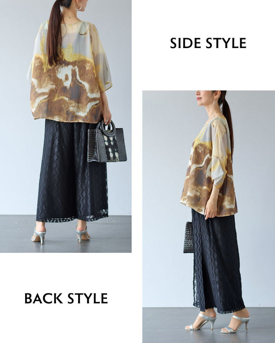 「隠す」を「魅せる」へ風を纏う大人シアーコーデセット