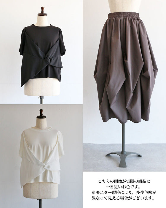 形で、印象は変わる 立体フォルムのコーデセット