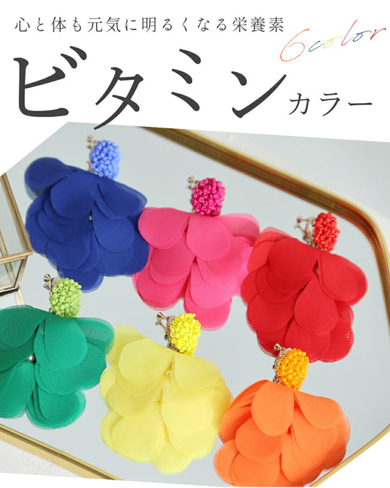 顔が華やぐ　ビタミンイヤリング