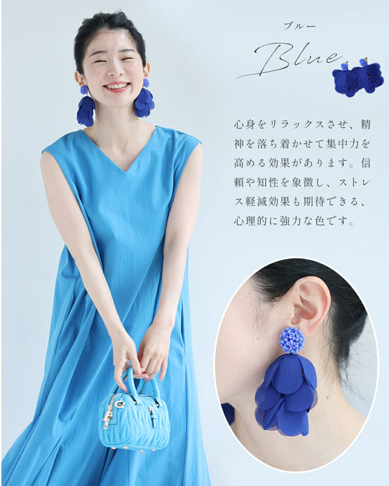 顔が華やぐ　ビタミンイヤリング