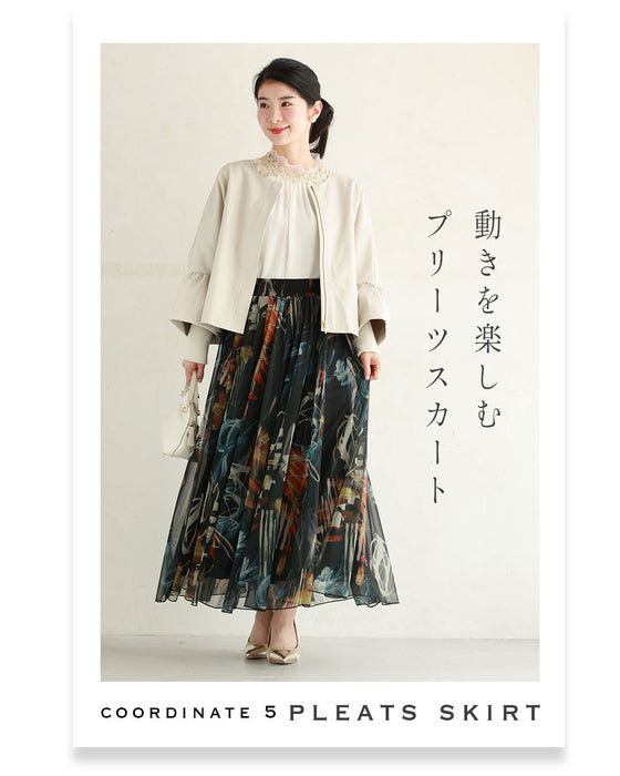ハードになりすぎない フリル袖 エコレザー