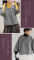 [wc-fbk00026od] Powan short outerwear with a peek at the sleeves