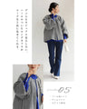 A short outerwear with puffy sleeves