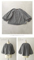 [wc-fbk00026od] Powan short outerwear with a peek at the sleeves