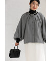 [wc-fbk00026od] Powan short outerwear with a peek at the sleeves