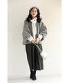 [wc-fbk00026od] Powan short outerwear with a peek at the sleeves