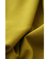A long dress with a slit neck in ginkgo green
