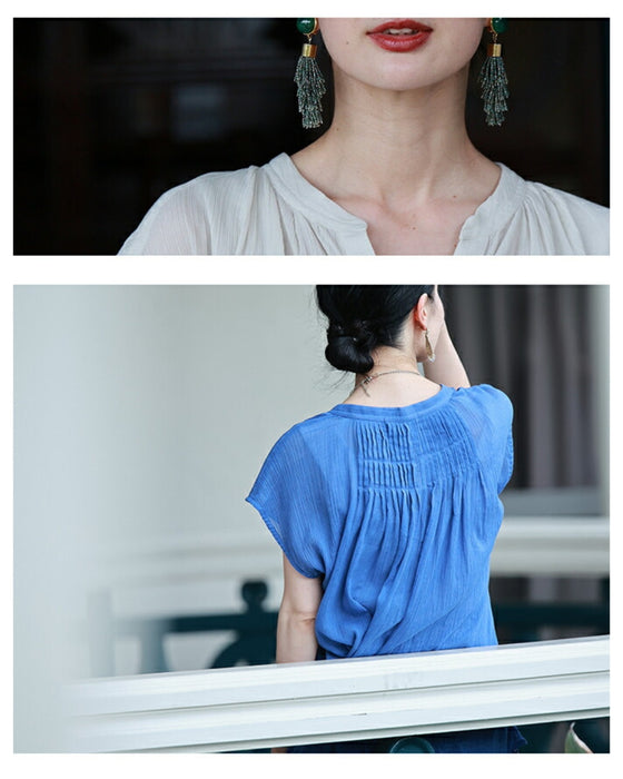 A gift from a hot country to help you get through the summer: a smooth Indian cotton shirt