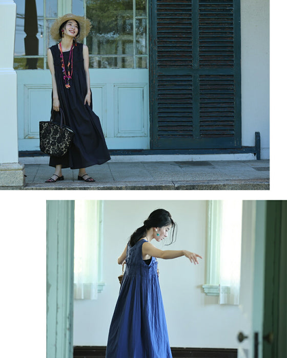 肌に優しいインド綿 ふわ楽ワンピース