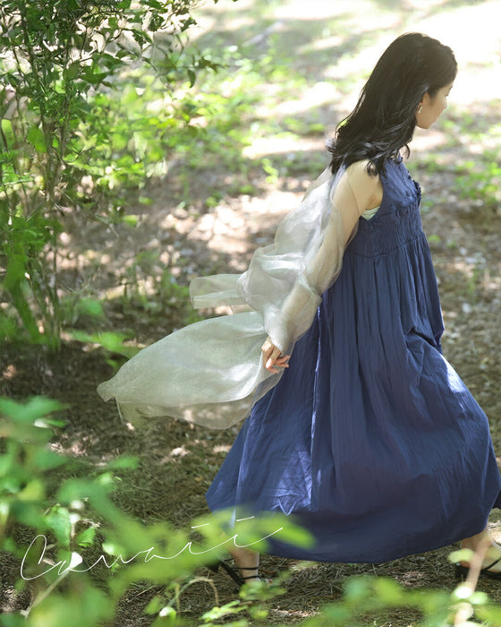 肌に優しいインド綿 ふわ楽ワンピース