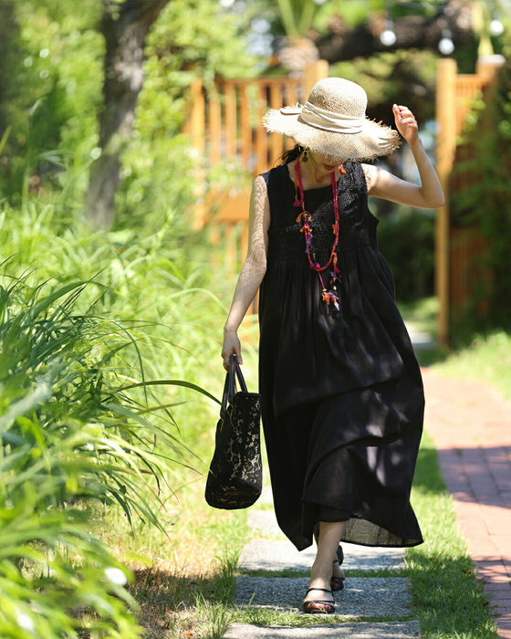 肌に優しいインド綿 ふわ楽ワンピース