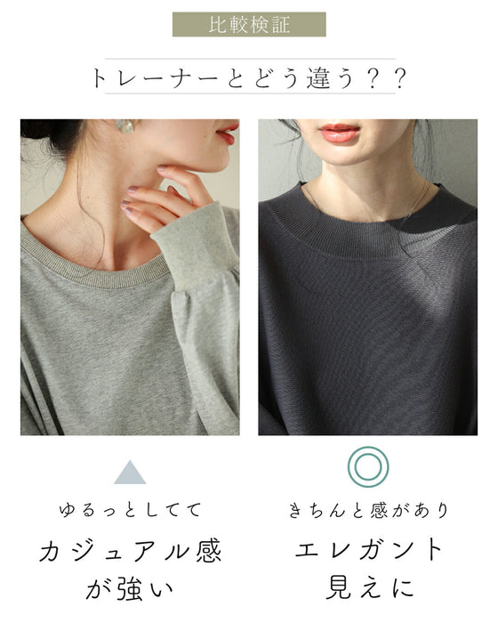 最高の普段着 肩レースニットトレーナー