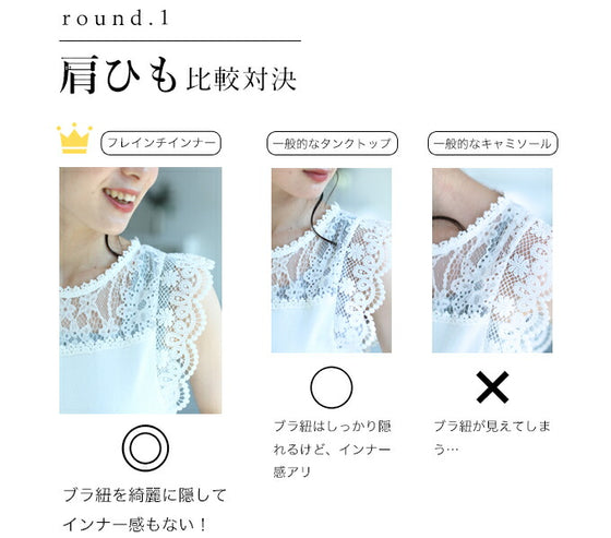 【セール商品返品交換不可】今までなくてごめんなさい！レース服用ブラ紐隠しインナー