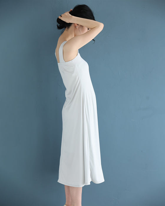 (パールグレー)今までなくてごめんなさい!ブラ紐隠しのワンピースペチコート