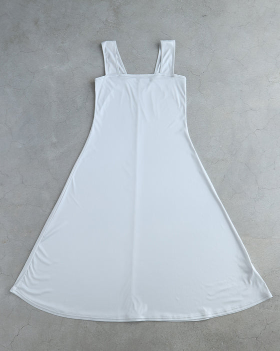 (パールグレー)今までなくてごめんなさい!ブラ紐隠しのワンピースペチコート