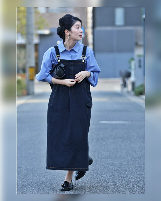 「気負わず着れる」大人の抜け感ジャンパースカート