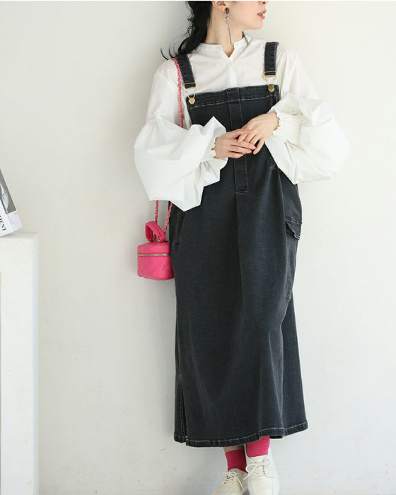 「気負わず着れる」大人の抜け感ジャンパースカート