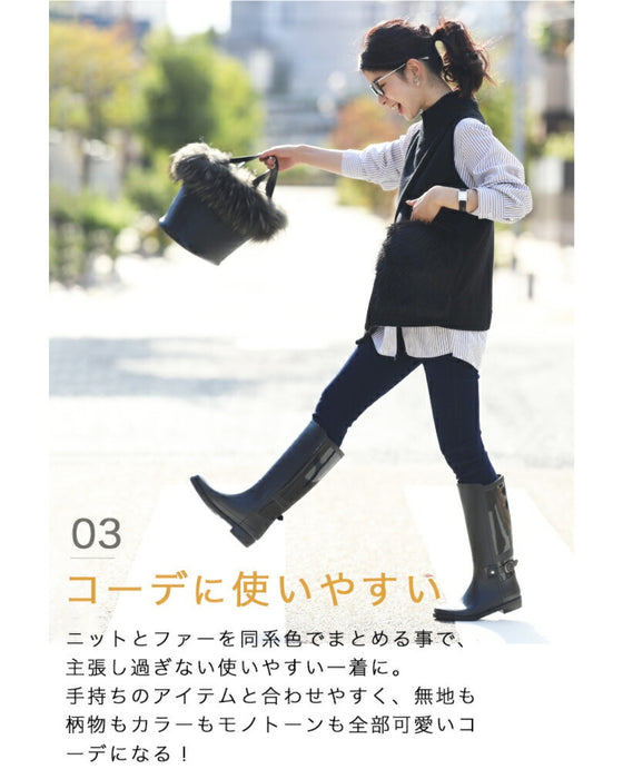 重ね着革命 大人にベストなファーニット