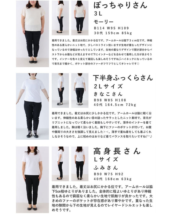 重ね着革命 大人にベストなファーニット