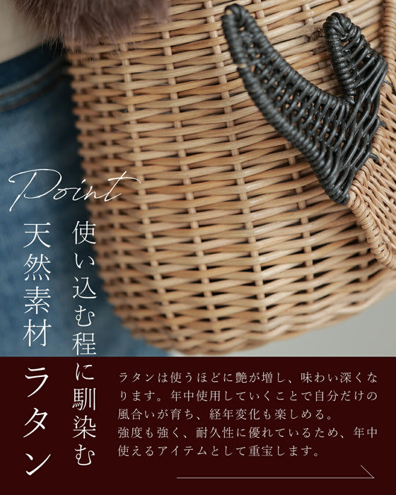 Recommendations for Winter Basket Bags: Which one should you choose? Playful Animals (with inner bag)