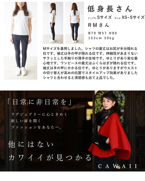 大人の知性感じる 好印象ワンピース2点セット