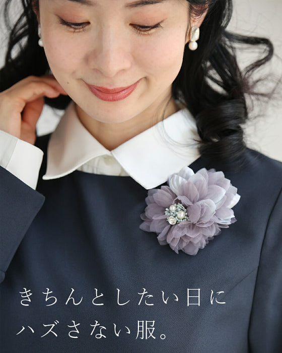 大人の知性感じる 好印象ワンピース2点セット
