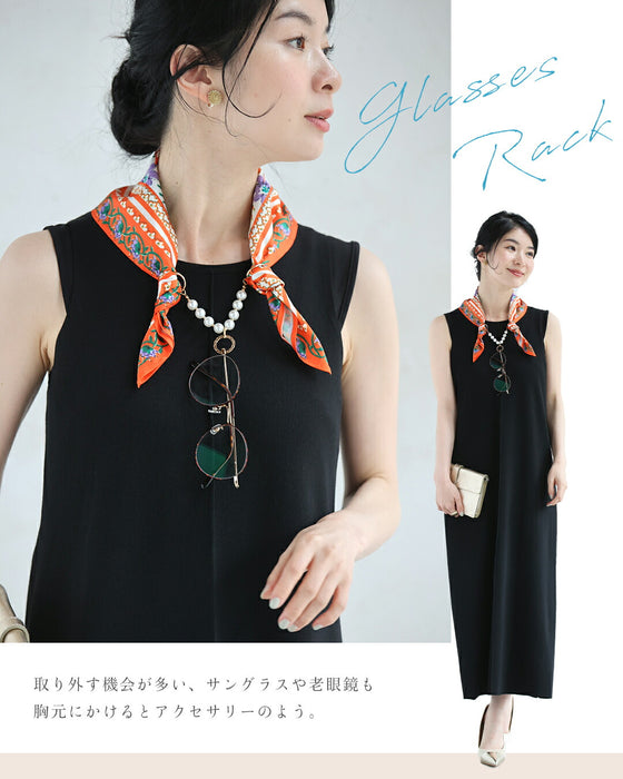 アイウェアをかけれる スカーフネックレス