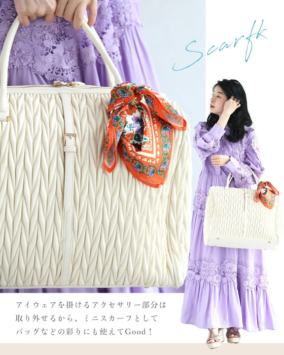 アイウェアをかけれる スカーフネックレス