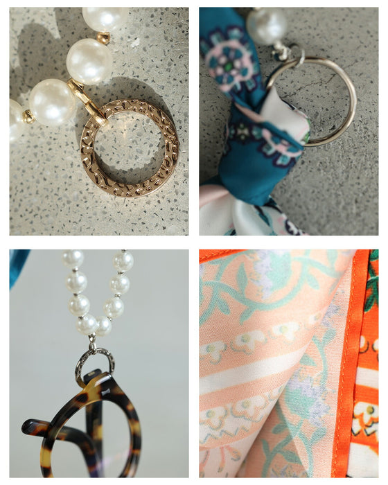 アイウェアをかけれる スカーフネックレス