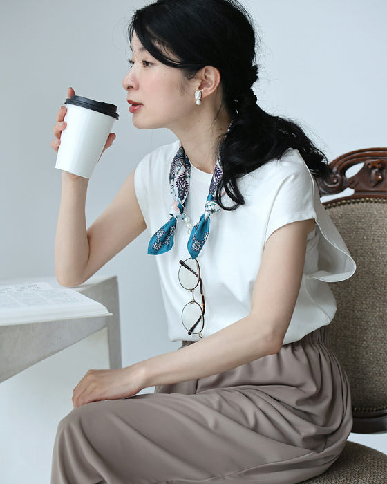 アイウェアをかけれる スカーフネックレス