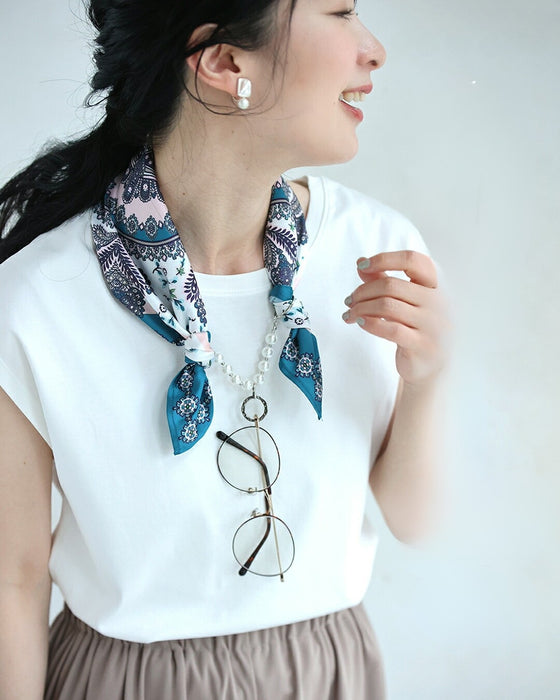 アイウェアをかけれる スカーフネックレス