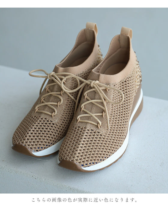 サンダル履けない 冷え性さんのためのメッシュスニーカー
