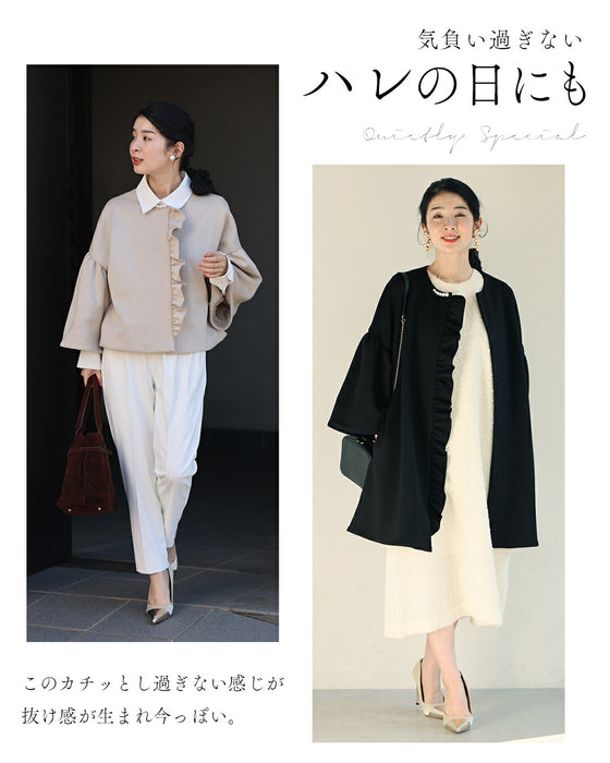 羽織ったまま完成する 可愛さ春待ちアウター