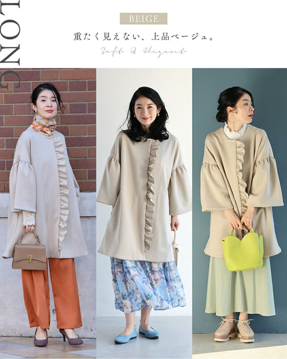 羽織ったまま完成する 可愛さ春待ちアウター